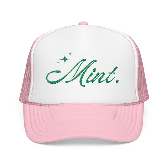 Mint LA Embroidered Trucker Hat