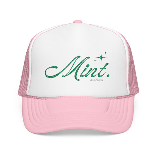 Mint LA Embroidered Trucker Hat