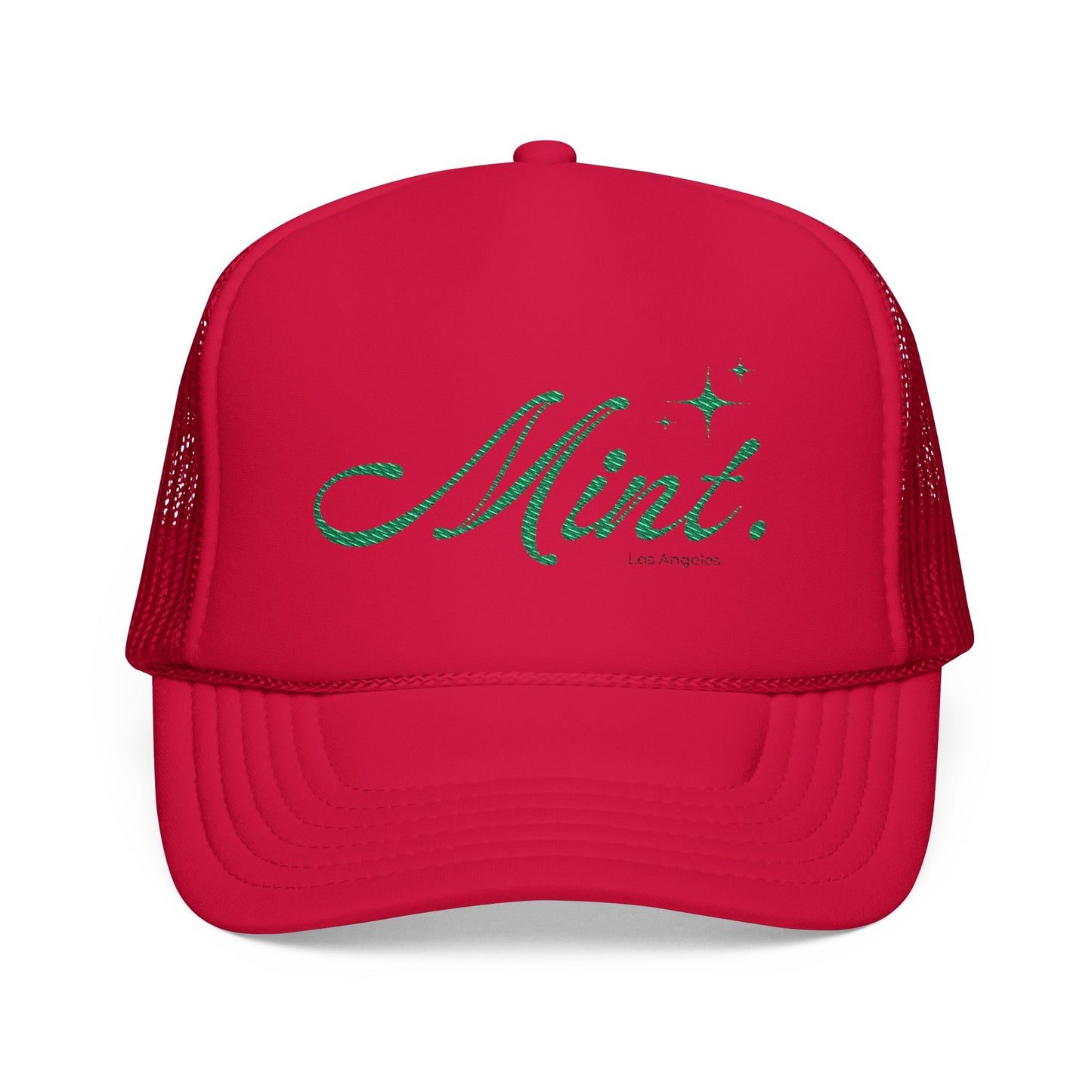 Mint LA Embroidered Trucker Hat