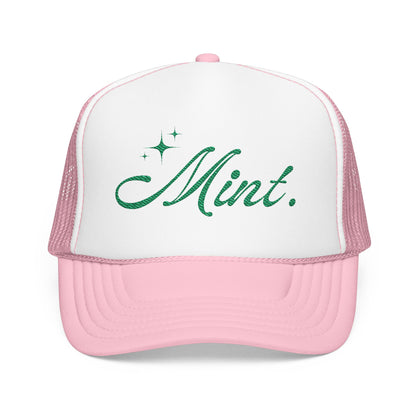 Mint LA Embroidered Trucker Hat